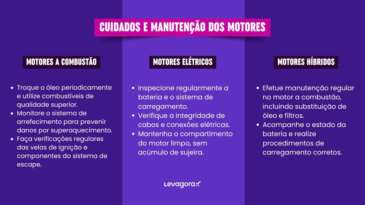 Cuidados e Manutenção dos Motores Cuidados e Manutenção dos Motores