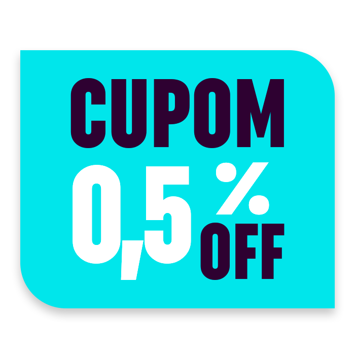 Cupom 0,5% off