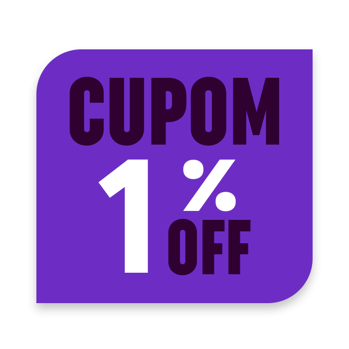Cupom 1% off