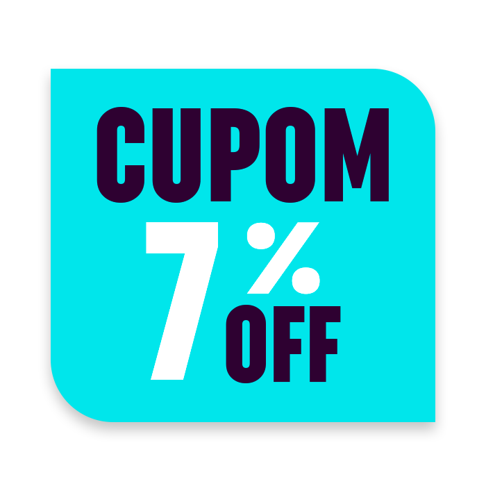 Cupom 7% off