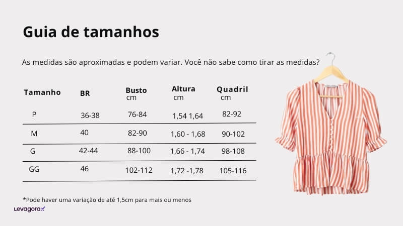 Consultar Guias de Tamanho Específicos por Marca