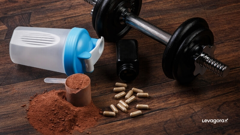 BCAA e creatina para performance