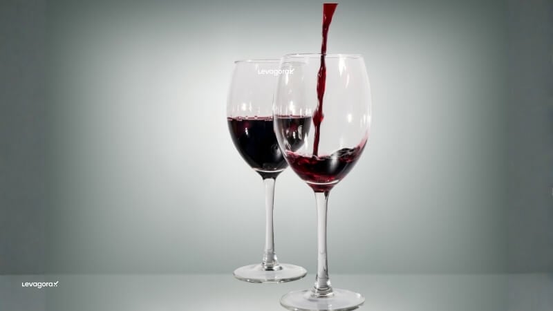 Taça para vinho tinto