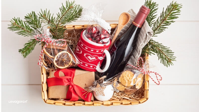 Planejamento da cesta de Natal