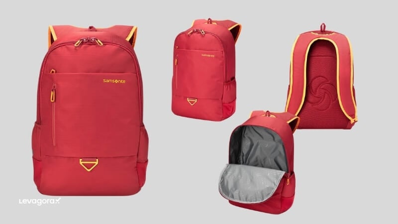 2. Mochila Samsonite Ignition Rock Vermelha
