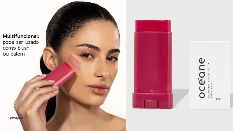 Lip and Cheek (Blush e Batom em um só produto)
