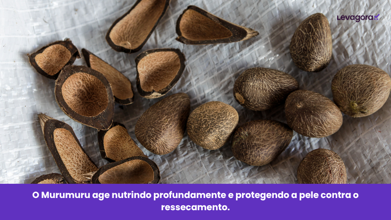 O murumuru age nutrindo profundamente e protegendo a pele do ressecamento manteiga de murumuru natural em estado puro
